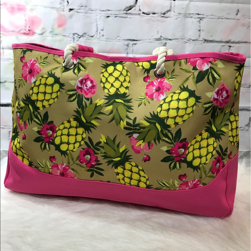 Coastal Rope Handle Pineapple 🍍 Tote