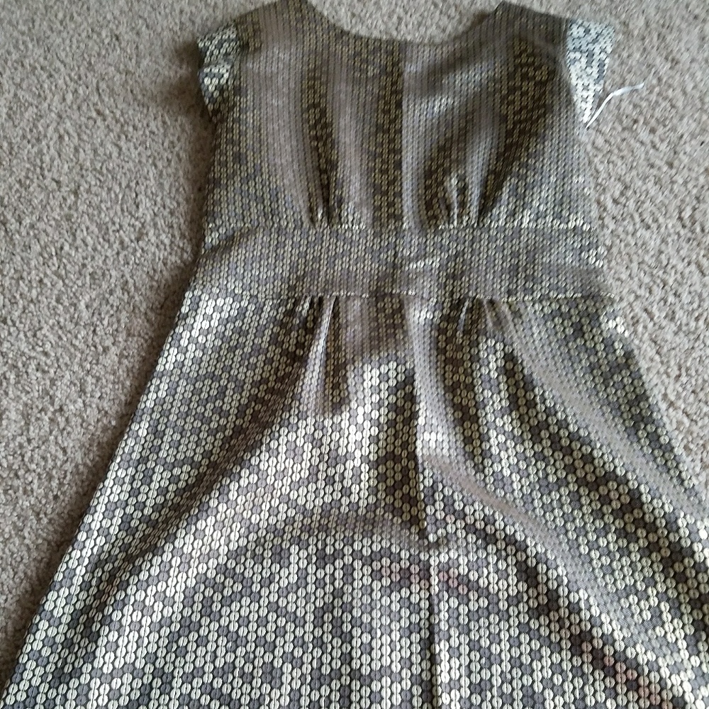 Gold sequin dress