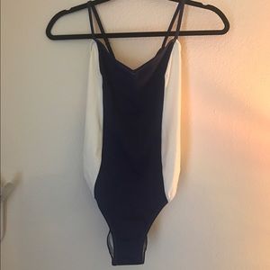 Solid and Striped one piece