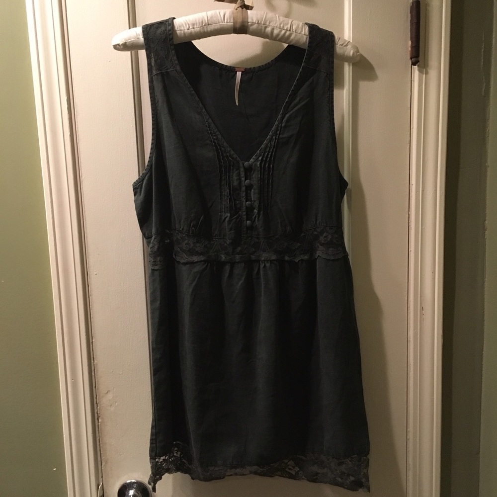 Free People Clay-Colored Tunic-Dress