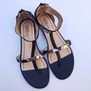 Prabal Gurung Black & Silver Shoes