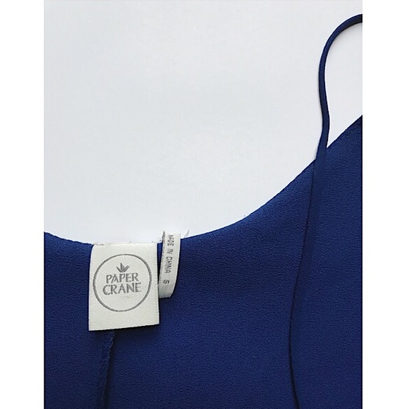 Layered Royal Blue Tank Top - Picture 3 of 3