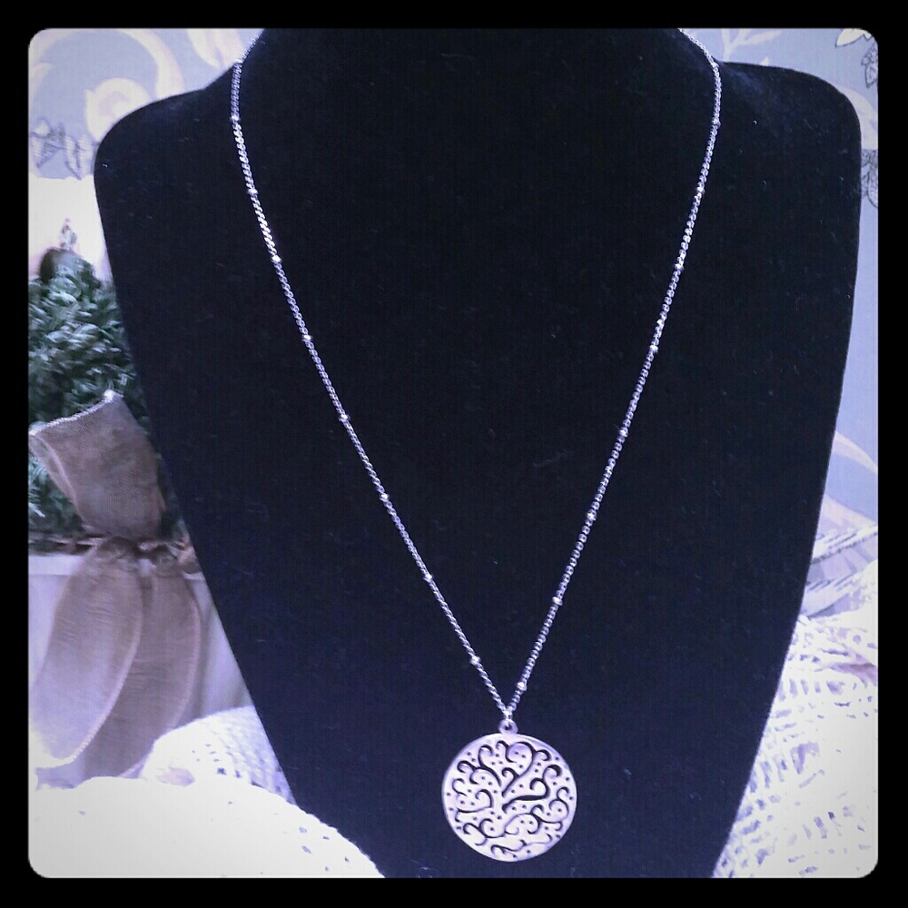 Silpada Sterling Silver Cut Above Necklace