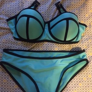 triangle inspired bathing suit