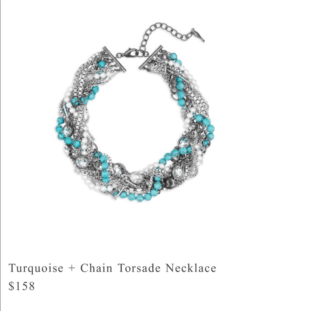 Chloe + Isabel Turquoise + Chain Torsade Necklace