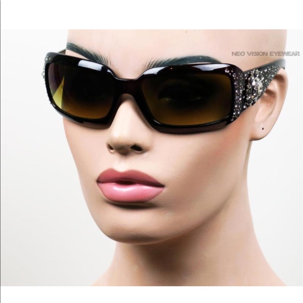 Global Vision Sunrise Rhinestone Sunglasses
