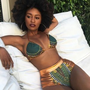African styled beautiful bikini