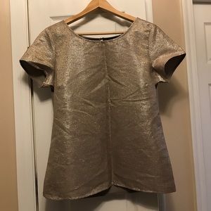 Limited sparkly short sleeve blouse