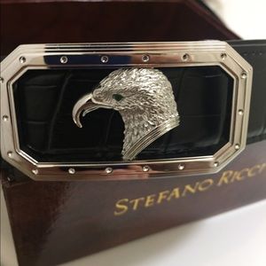 stefano ricci eagle head belt