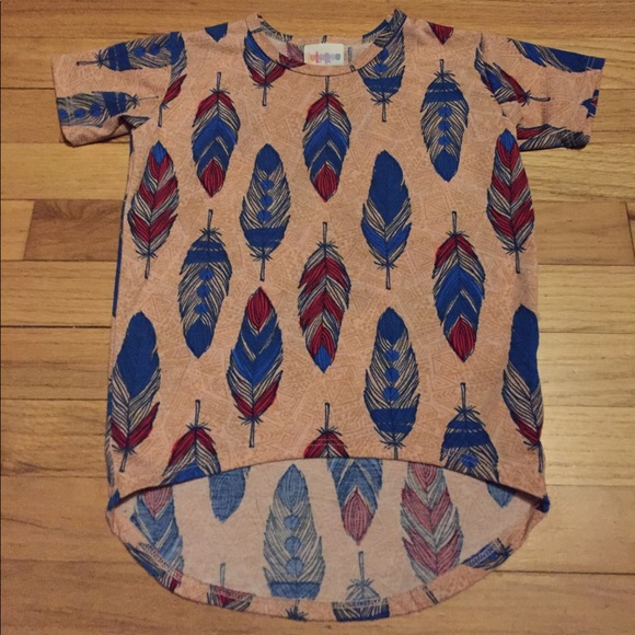 LuLaRoe Other - LLr Size 4 Gracie - with feathers