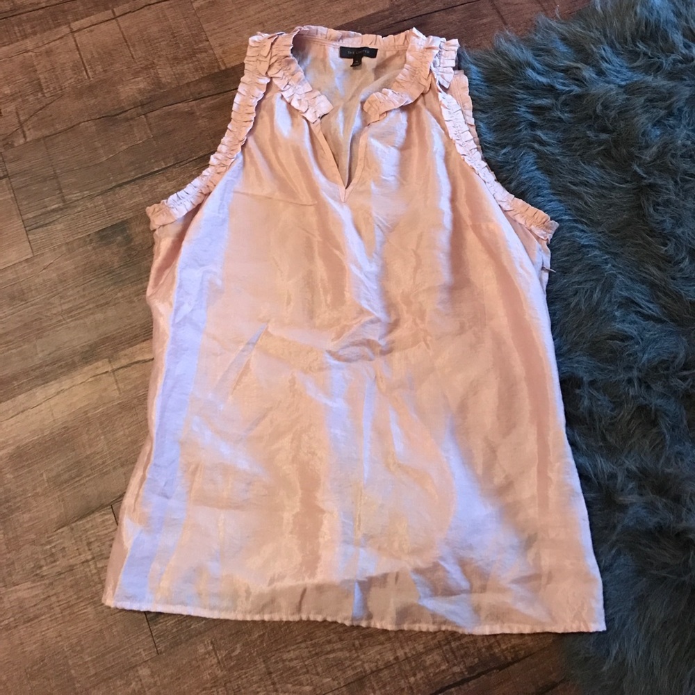 Metallic pink top