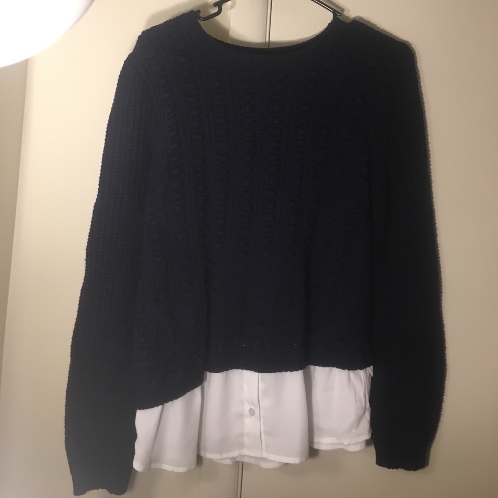 Cute sweater/button down