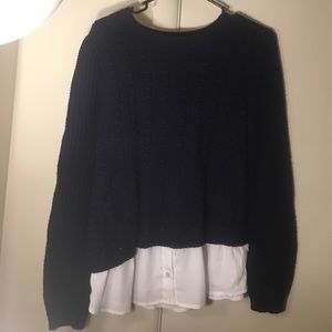 Cute sweater/button down