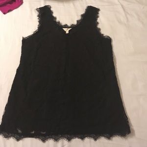 Black Lace Tank by Adiva