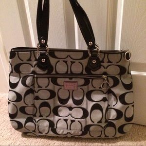 Coach poppy signature large tote Coach poppy signature large tote