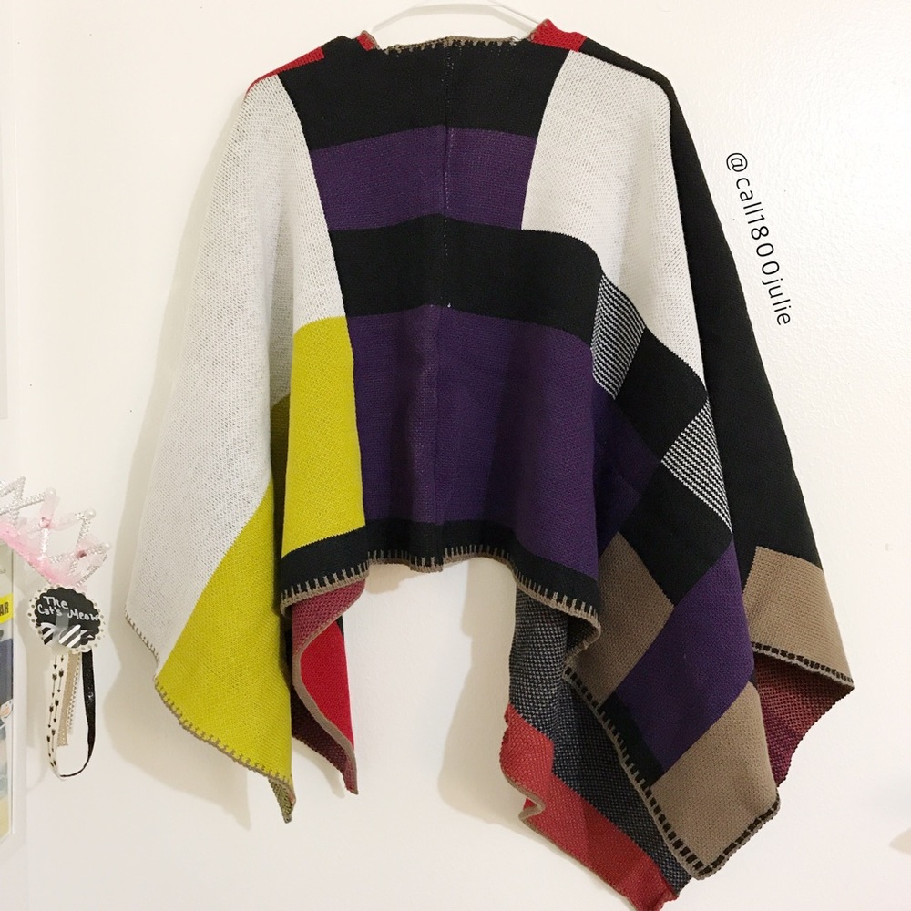 Color block cape - Picture 2 of 4