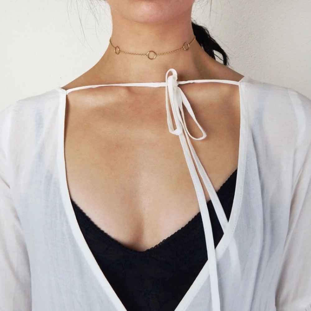 open circles choker