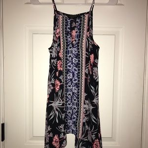 Asymmetrical long tank top