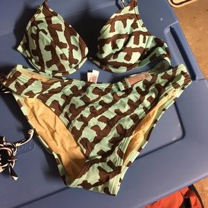 two piece vv bathing suit