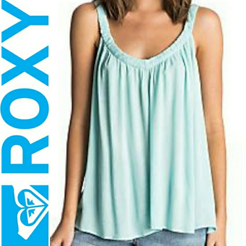 Roxy NWT Double Dutch Tank in Ice Blue. Size XS.