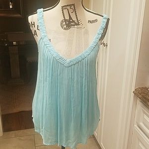 Roxy NWT Double Dutch Tank in Ice Blue. Size XS.