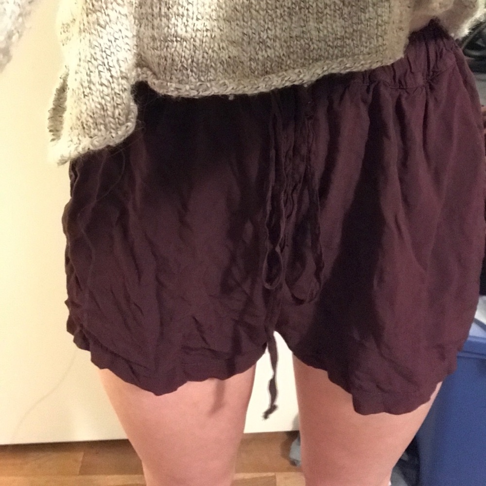 Maroon Brandy Melville Shorts
