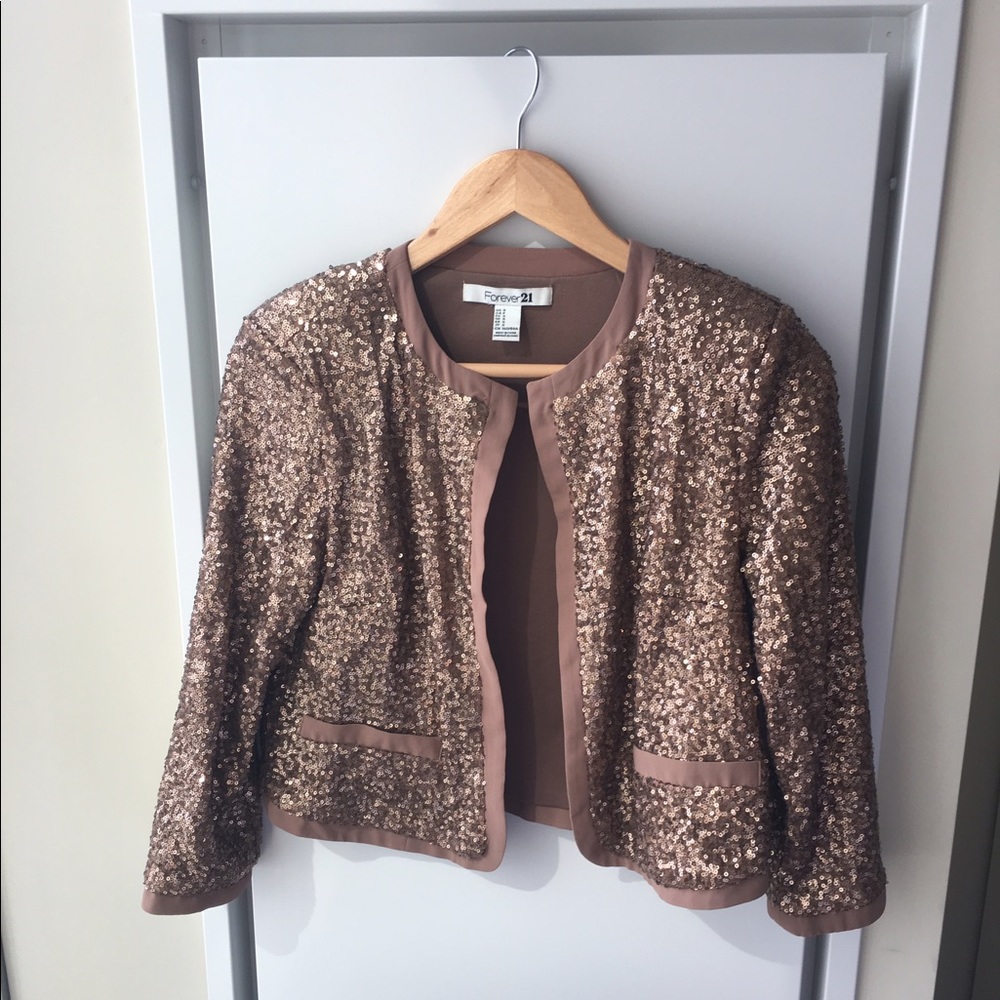 Gold Sequin Jacket