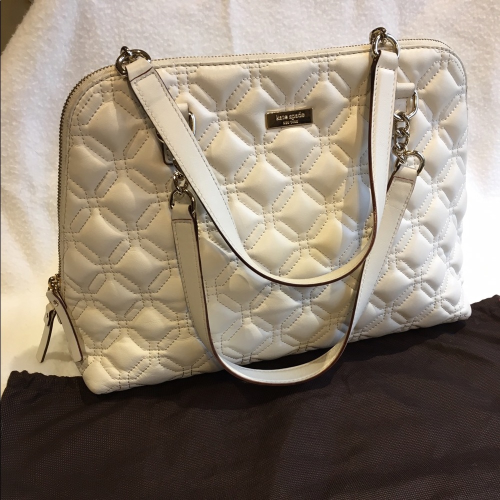 Kate Spade eggshell Rachelle handbag
