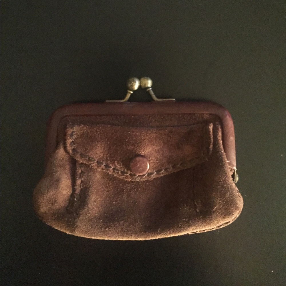 🍀 LUCKY BRAND Mini Frame Coin Purse