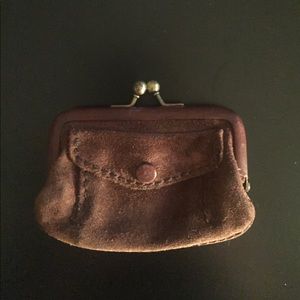 🍀 LUCKY BRAND Mini Frame Coin Purse