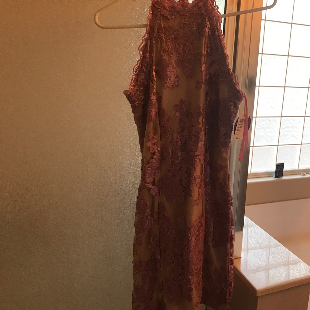 Nude & Baby Pink Dress