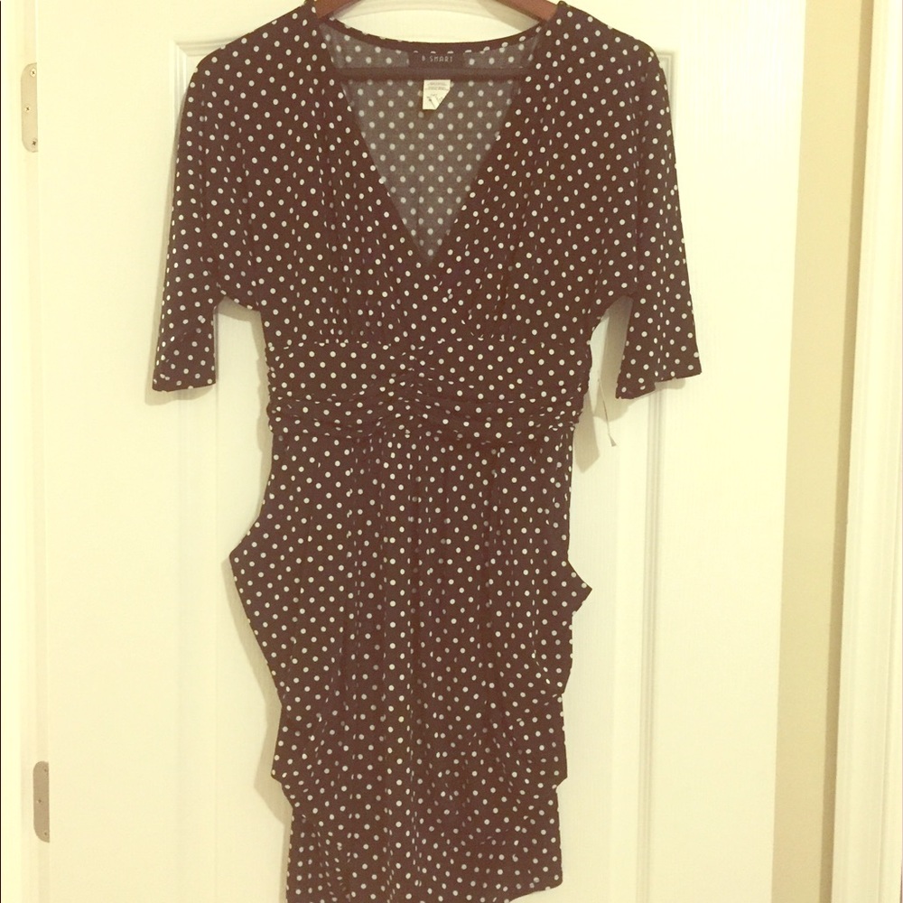B. Smart polka dot dress- 10- NWT