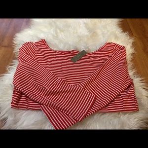 NWT Nautical Stripe J. Crew  Scoopback T Shirt