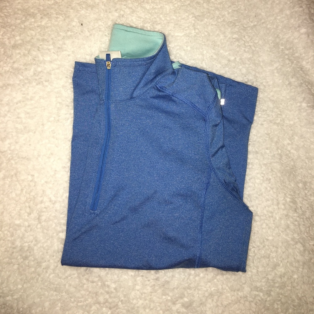 Blue active pullover