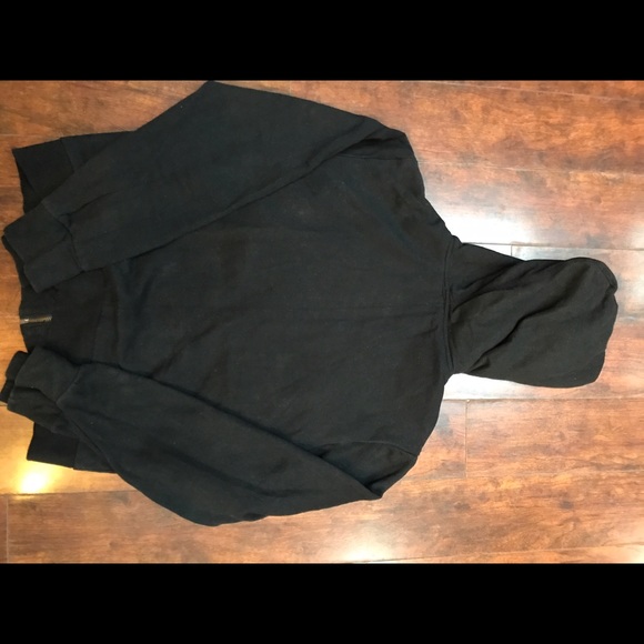 **SOLD OAK NYC Men's Black Zip Cargo Hoodie Small - Picture 6 of 6