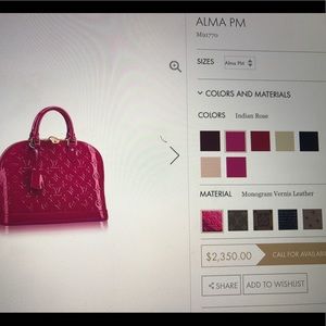 Alma PM - Beautiful Indian Rose Color.