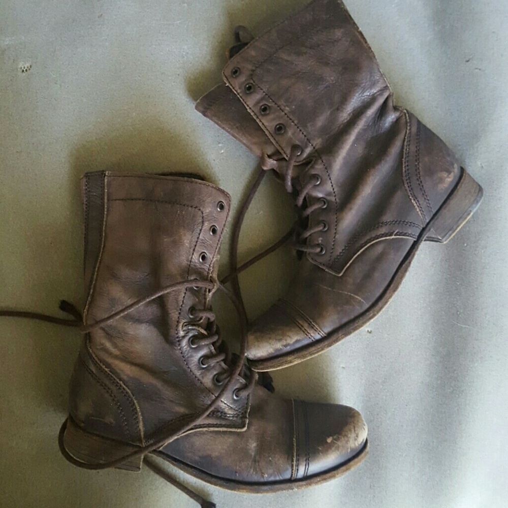 Allsaints Leather lace up boots