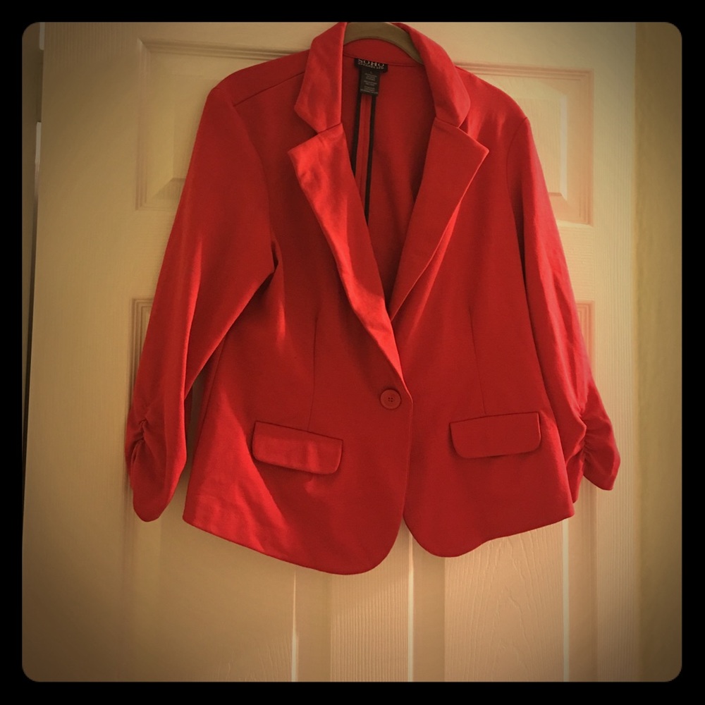 Soho Apparel Ltd. Red Blazer