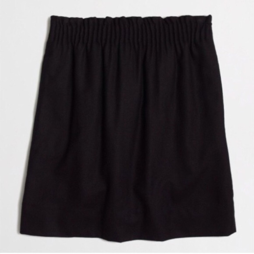 JCREW wool pleated mini skirt