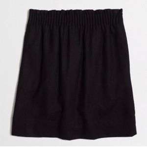 JCREW wool pleated mini skirt