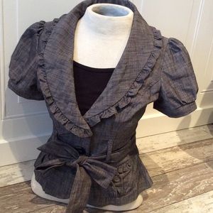 Short Sleeve top with belt