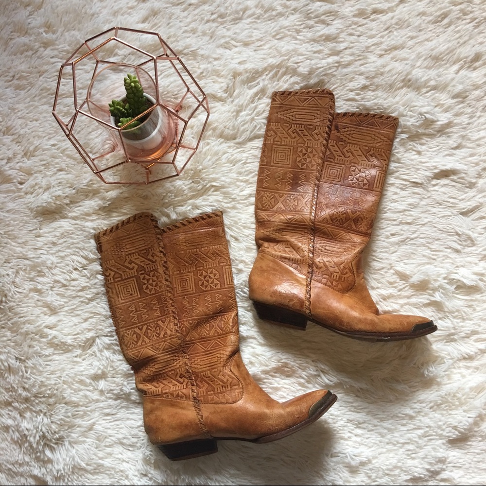 Vintage 1980's Marc Alpert TeePee Brazil Leather