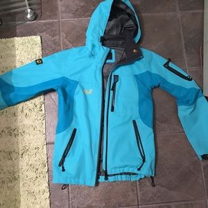 blue jack wolf skin jacket!!