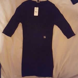 Express Black Rib Sweater size xs