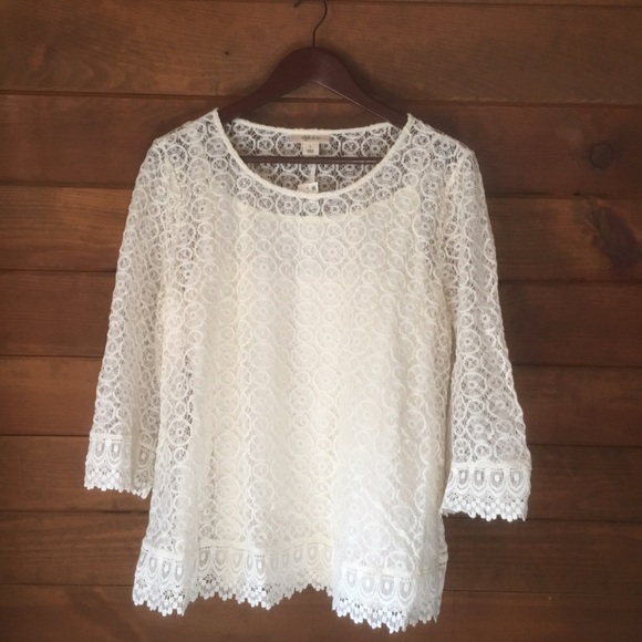 Style & Co. Tops - Style & Co lace blouse