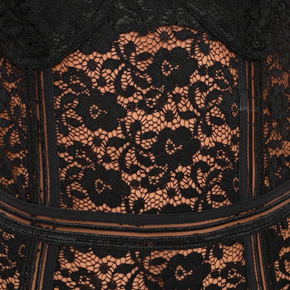 LAST 2 Floral Lace Bodysuit - Picture 5 of 6