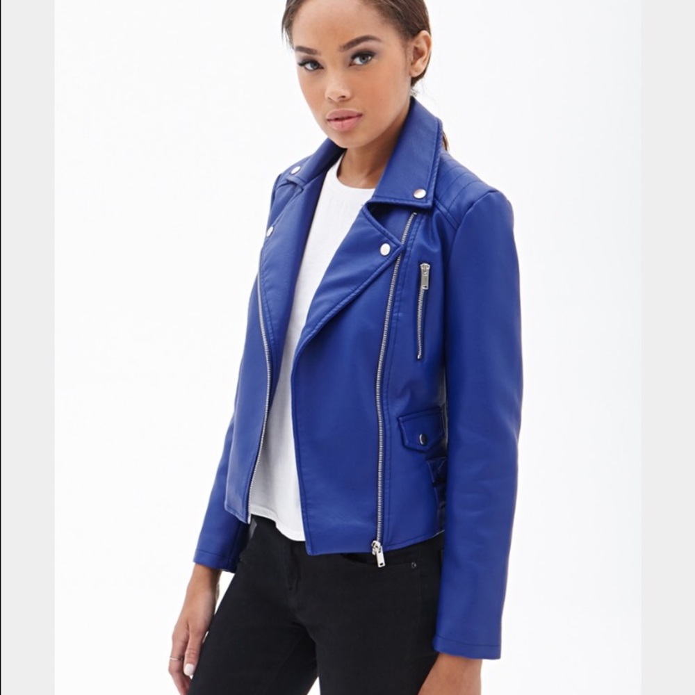 Faux blue Moro jacket