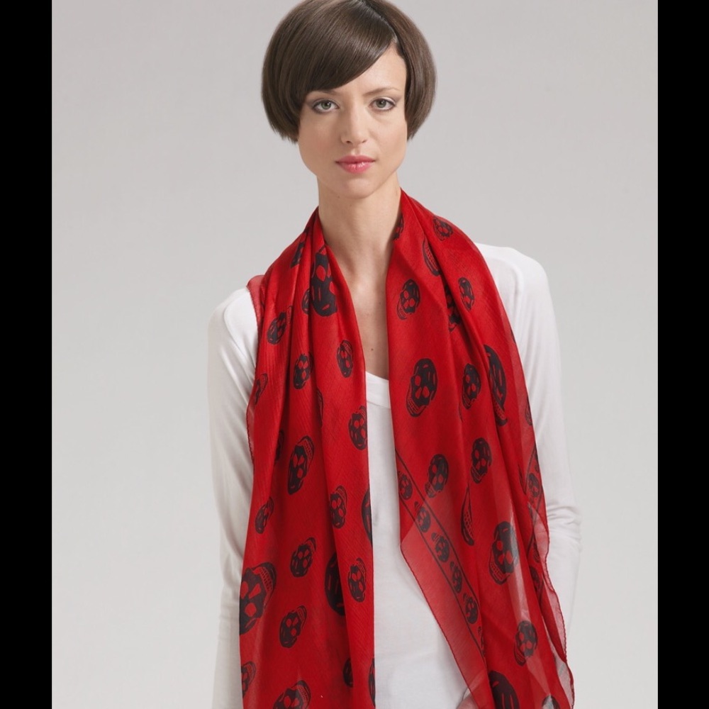 Alexander McQueen Skull Scarf