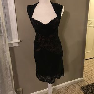 Nicole Miller Black Cocktail Dress