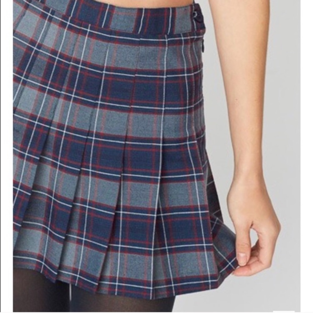 American Apparel Plaid Tennis Skirt